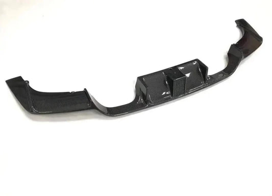 Genuine Carbon Fiber K Style Diffuser With 3rd Braking LED Light. Rain Light Diffuser. BMW F Chassis F80/F82