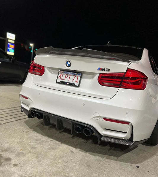 High Quality Carbon Fiber V Style Diffuser. BMW F Chassis. F80/F82. F8X